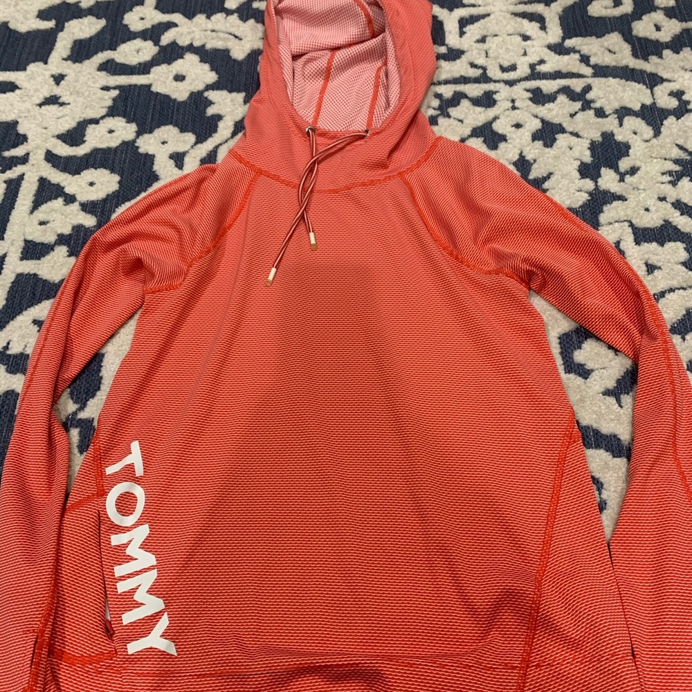 Tommy Hilfiger Slim Hoodie! Orange! Size Medium!